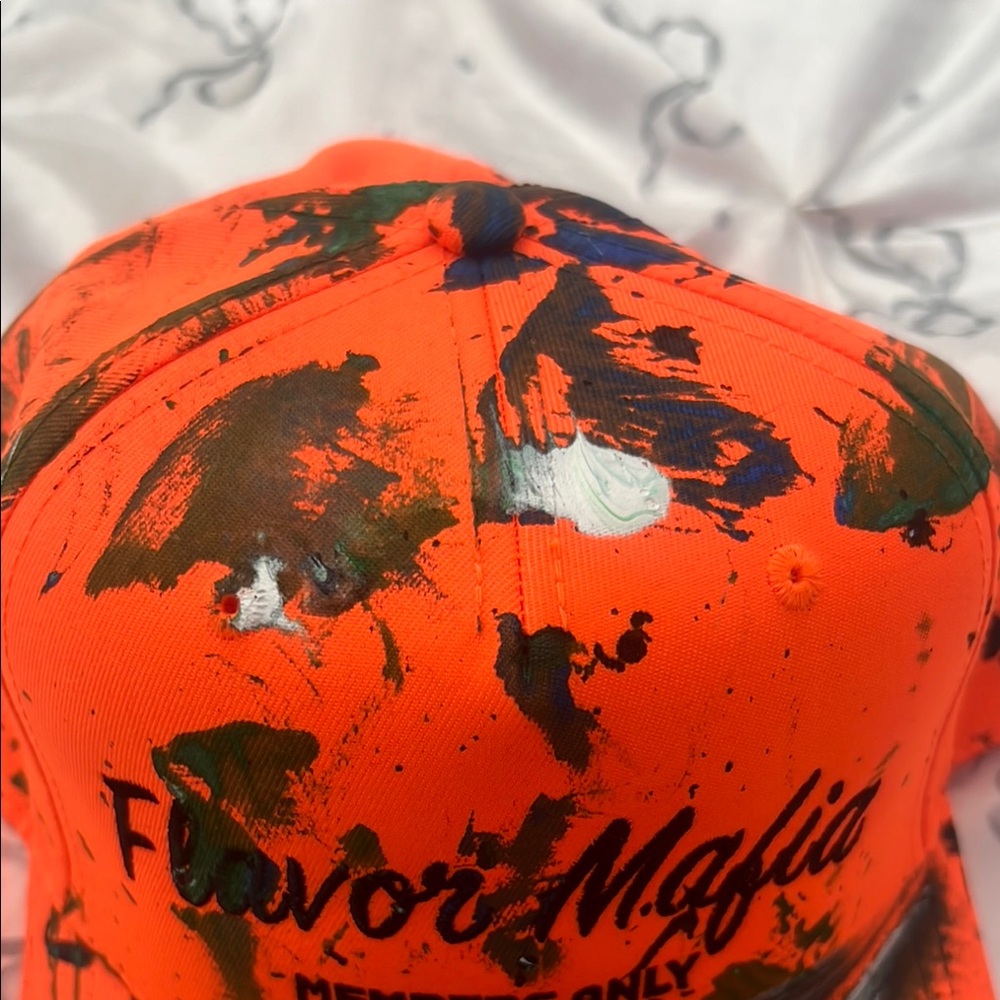 Members Only Vibrant Orange Cap - Picture 3 of 5